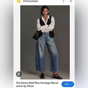 Pilcro Kenna Midrise Barrel jeans